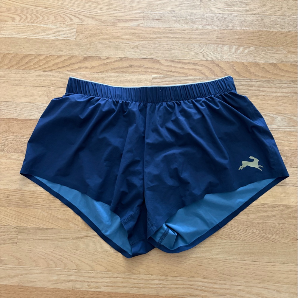 Tracksmith Womens Navy Athletic Shorts